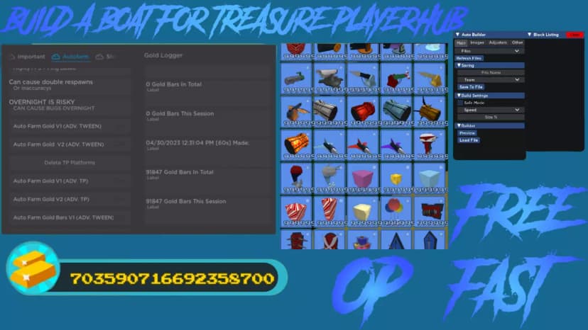 ONE OF THE BEST SCRIPTS FOR BUILD A BOAT | TONS OF FEATURES YOU WONT FORGET | 2023 