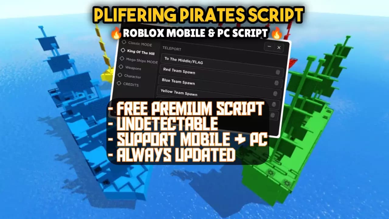 PLIFERING PIRATES OP SCRIPT - Free Premium Script