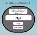 Position Copier | Teleport Script Generator