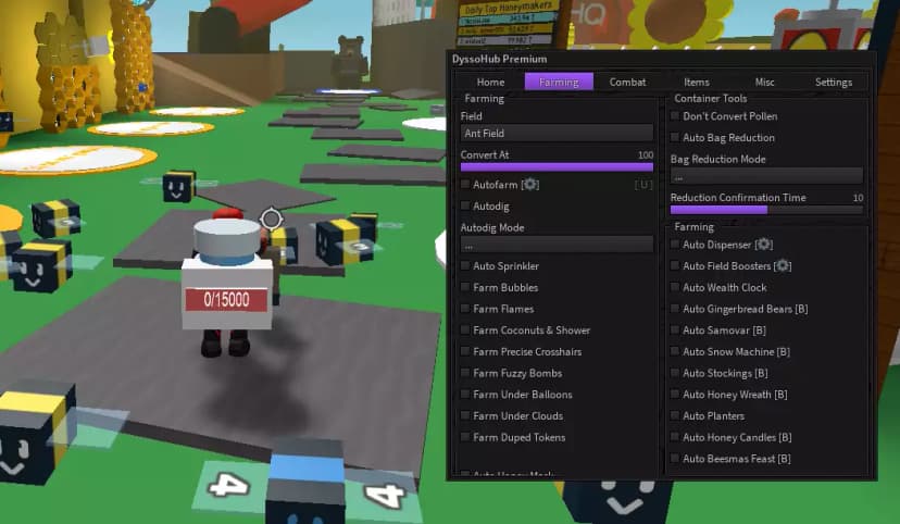 BEE SWARM SIMULATOR KEYLESS  AUTO/FARM/MOB SCRIPT