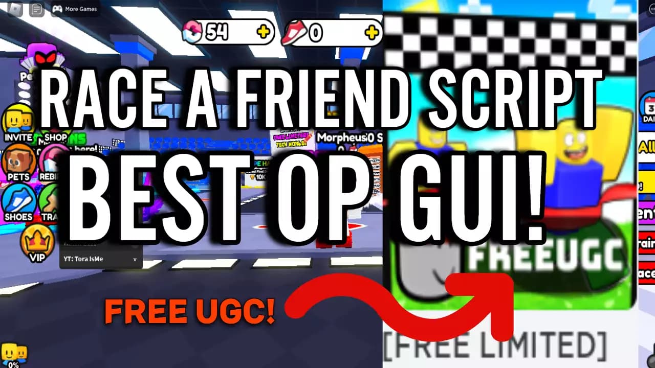RACE A FRIEND BEST SCRIPT - OP GUI!