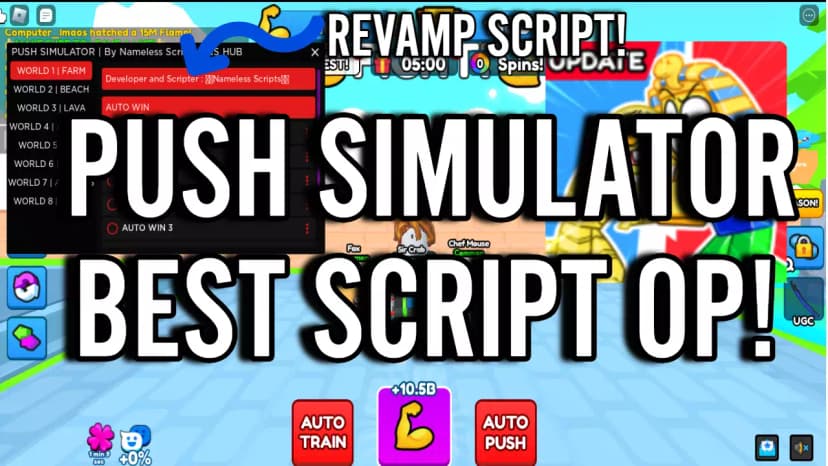 PUSH SIMULATOR REVAMP SCRIPT!