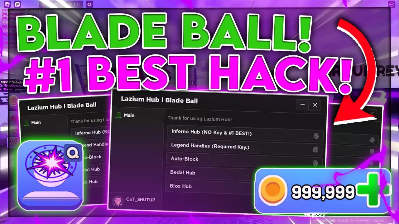 NEW Blade Ball Scripts! Lazium Hub *LOADER!!!*