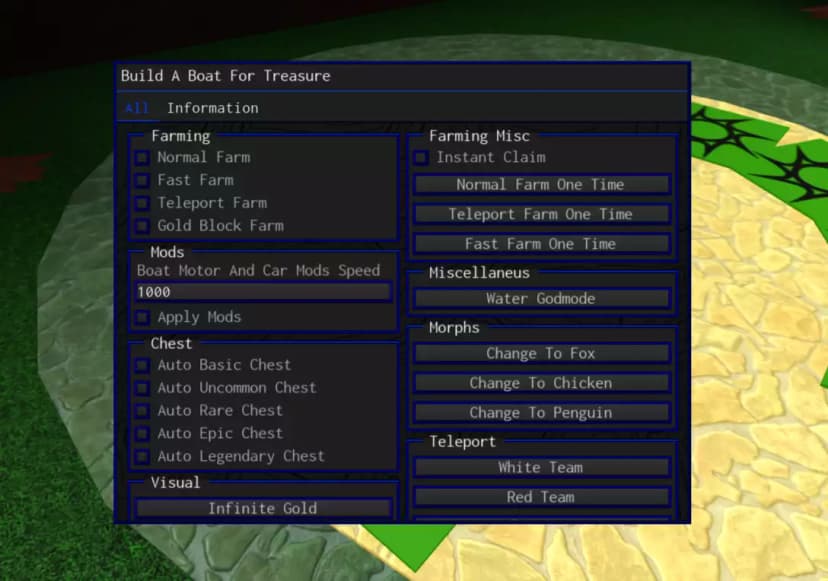 Auto Farm, Fast Farm, and Normal Farm