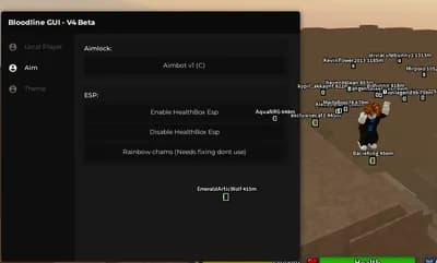 Aimlock, ESP, Fly , Walkspeed, FIx cam