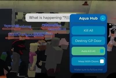 OP | Kill All, Free Gamepass, Auto Kill All, Mess With Doors