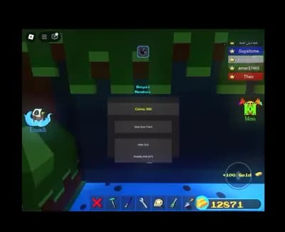 A AfkFarm that shows how many gold u got. And kinda fast