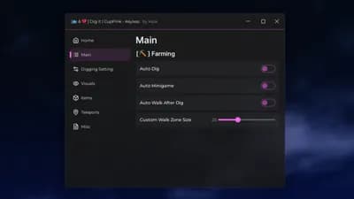 🧁 CupPink ~ Auto Dig, Auto Minigame  & Many More!