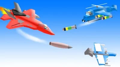 Red Vs Blue Plane Wars KILL ALL : ESP AND MORE