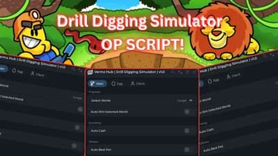 Drill Digging Simulator Script