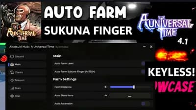 Auto Farm Level/Sukuna Finger/Auto Trait Hand Keyless