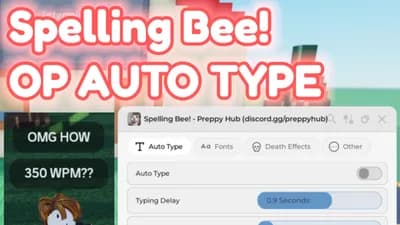 OP Fast Auto Type Equip Fonts Preppy Hub Spelling Script
