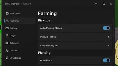 OP FREE SCRIPT (AUTO PLANT, AUTO PICKUP, AUTO BUY AND MORE)