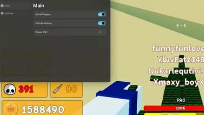 INF MONEY, KILL ALL | OP SCRIPT XD