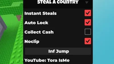 Steal country auto lock,auto collect,instant steal