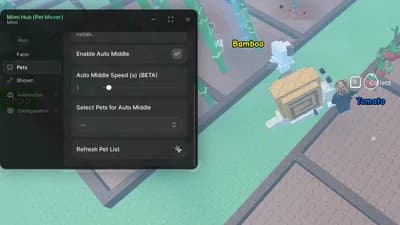 Grow a Garden Auto Middle Pets (Pet Mover)