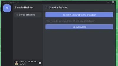 Shred a Brainrot | LuckyWinner GUI