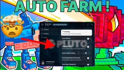 Pluto Hub PLANTS VS BRAINROTS Auto Attack Auto Buy