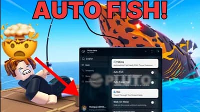 ( Pluto Hub ) FISH IT BEST SCRIPT! (Auto Fish,Walk On Water)