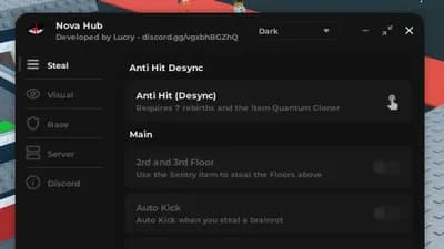 Nova Hub - Best Script Steal a Brainrot - Free and No key