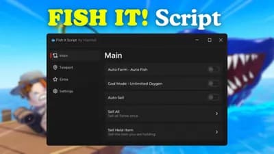 Auto Farm - Auto Fish, God Mode, Teleports ++
