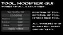 Tool modifier GUI