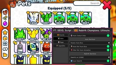 Rebirth Champions: Ultimate New Script | DEVIL Script