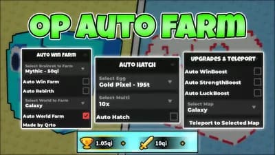 Auto Farm All Brainrot Instantly, Auto Click, Auto Hatch 10x