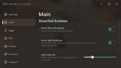 Bubble Gum Simulator Infinity+ | Auto Bubble & sell and more