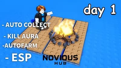 🏆 Novious Hub — Survive On A Raft | AUTO COLLECT FARM