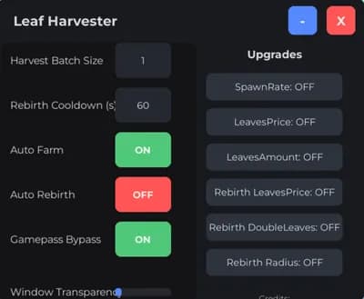 Leaves Incremental auto farm
