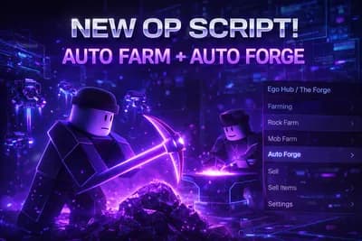 OP Free Script Auto forge and mobs and rocks THE BEST