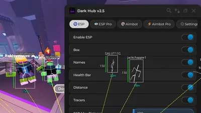 Dark Hub | BIG Update v2.5 Aimbot + ESP and more.
