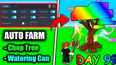 Auto Chop Tree, Auto Watering Can & More