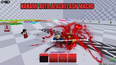 NEW GUI HUB AUTO NANAMI CUT BLACKFLASH and AUTO AFK FARM
