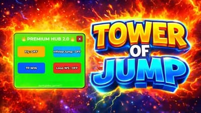 Tower of Jump Script🔥– Fly, Infinite Jump,loop ws,& TP Win
