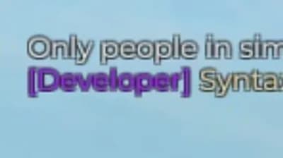 Universal Chat Tag (For your devteam)