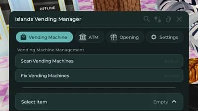 Islands Vending Manager