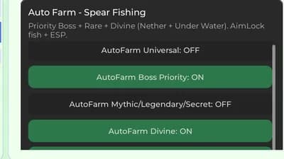 Spear Fishing[NEW BOSS] - Auto Farm Gems + SmartAutoTP Boss