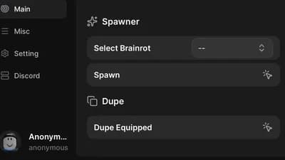 Dupe, spawn brainrot, inf coins-radioactive