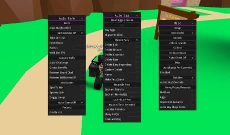 OP Bubble Gum Simulator GUI (Strelezia)