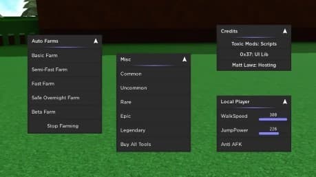 Build a Boat For Treasure GUI