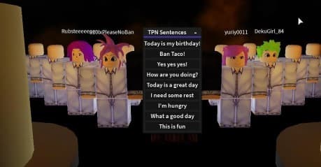 Mother: TPN NPC Sentences GUI