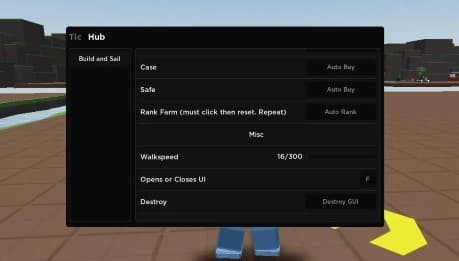 OP Build And Sail GUI