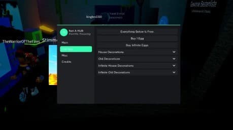 OP Horrific House GUI