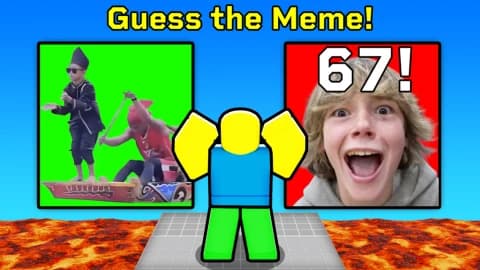 Leaf Hub V2 - Guess The Meme Or Die - Auto Play, GUI