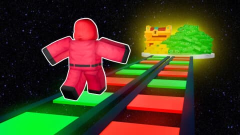 Glass Bridge (Squid Game Obby) show correct