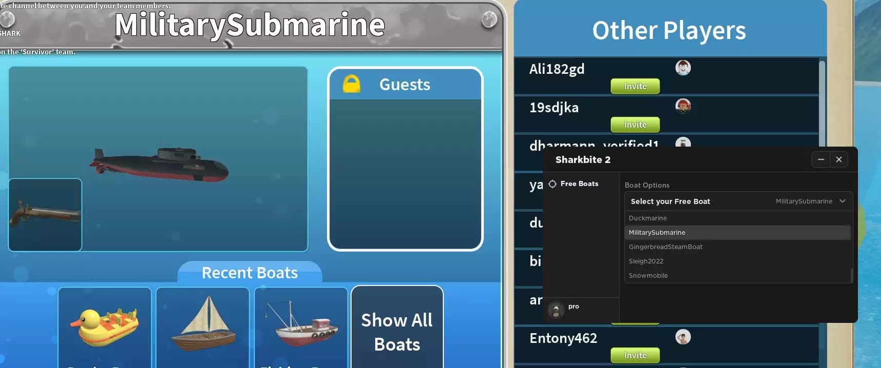 Sharkbite 2 - OP Free Boats