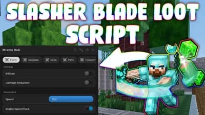 SLASHER BLADE LOOT! Auto Farm, Auto Spin, Pets & More!