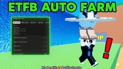 BEST! ETFB Auto Farm Nisulrocks Scripts (Discord Key)